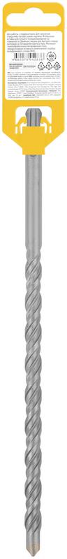 Бур по бетону SDS PLUS профи W-образная вставка двойная спираль 12х260мм FIT 32824