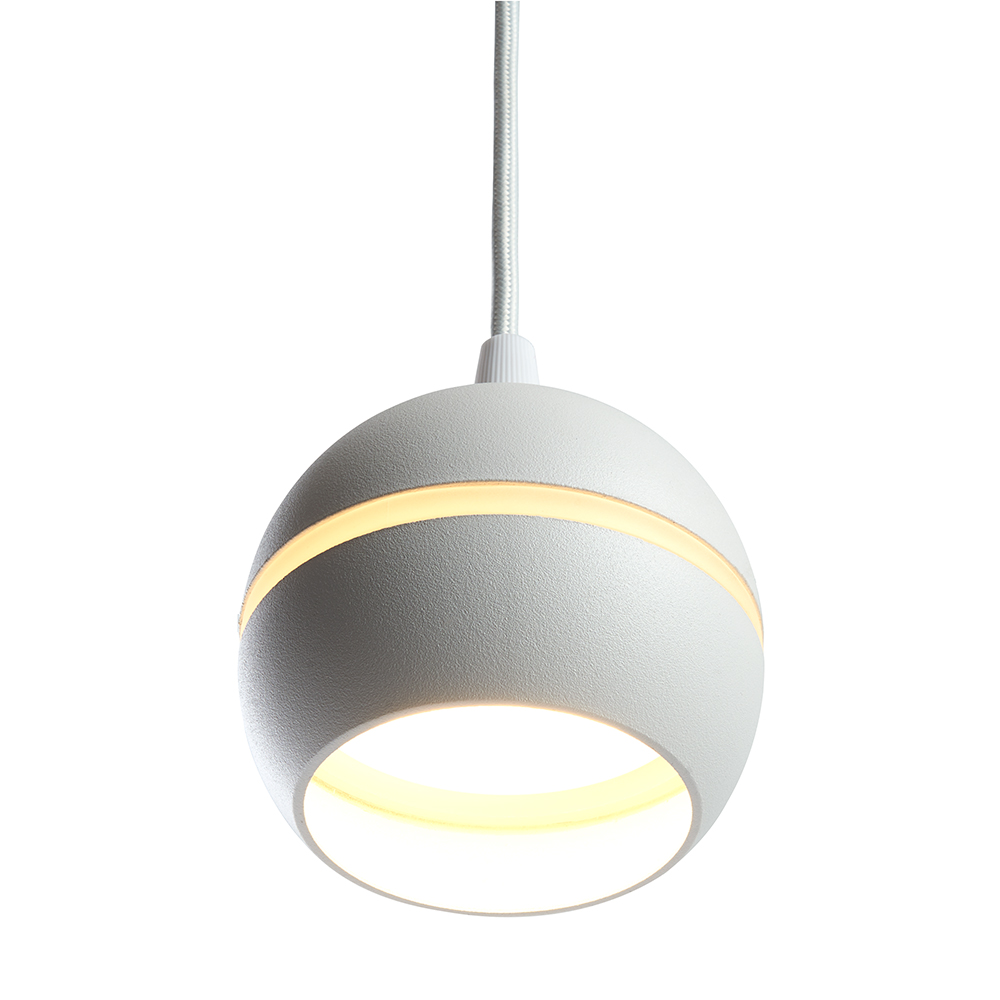 Светильник ДСО-15w GX53 без лампы на подвесе белый