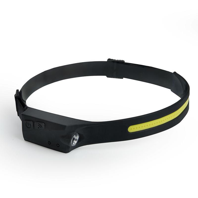 Фонарь налобный с аккумулятором 5Вт 150хH IP44 USB type-C ABS пластик резина TH2310 FERON 48525