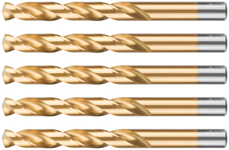 Сверло по металлу Profi с титановым покрытием 13х151мм (уп.5шт) Cutop 52-425