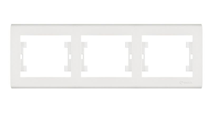 Рамка 3-м Manolya горизонт. бел. Makel 41001703