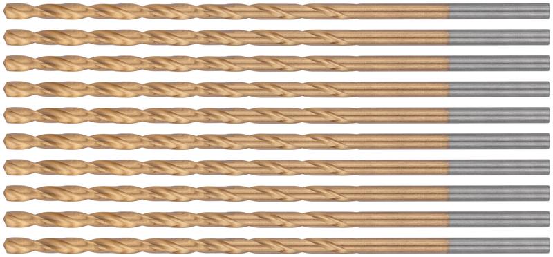 Сверло HSS по металлу удлиненные титановое покрытие 3.2х106мм (уп.10шт) FIT 34232