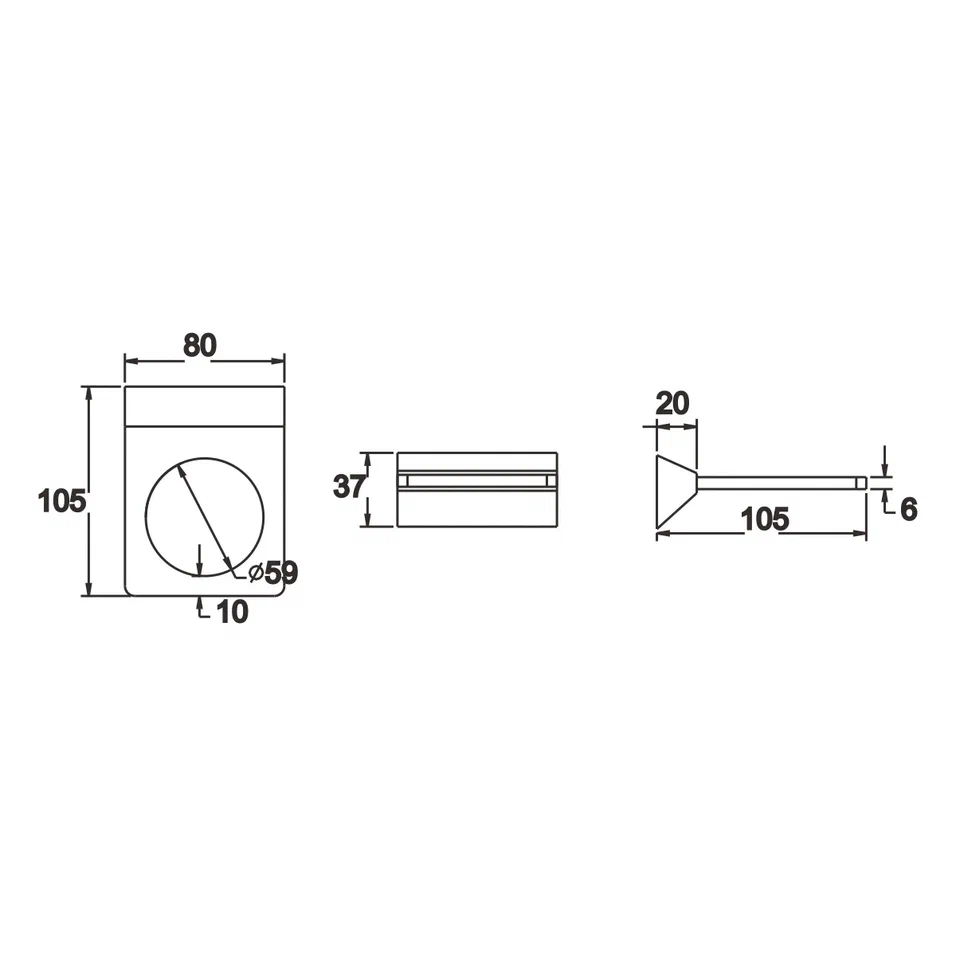 Мыльница Rose RG1603, хром