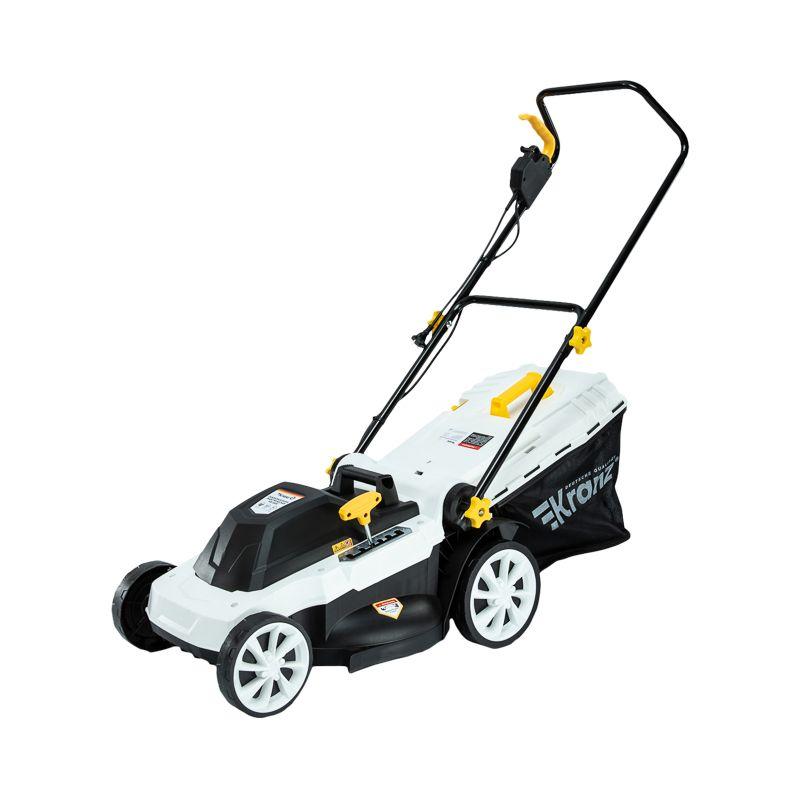Газонокосилка электрическая KR-2000 2000Вт Ш=42см 6 уровней 45л Kranz KR-16-1241