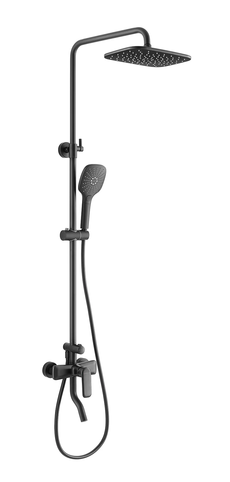 Душевая стойка ARROW AG3311BC, черный матовый