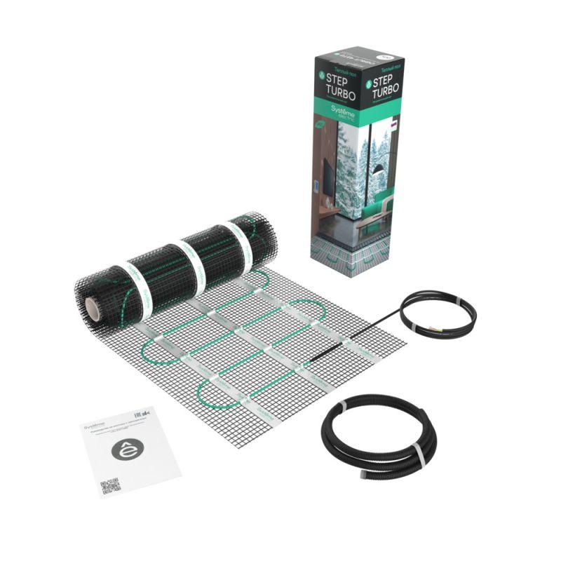 Комплект "Теплый пол" (мат) Step Turbo STM200020 200Вт/кв.м 400Вт 2кв.м SE STM200020