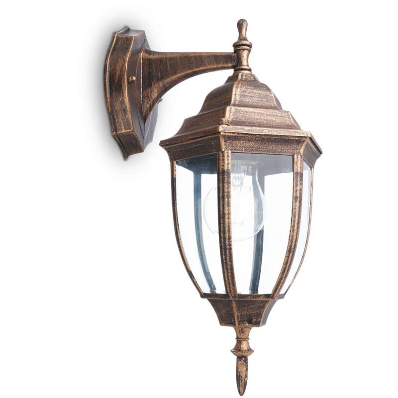 Светильник садово-парковый 60Вт 230В E27 черн. зол. PL6002 FERON 11894