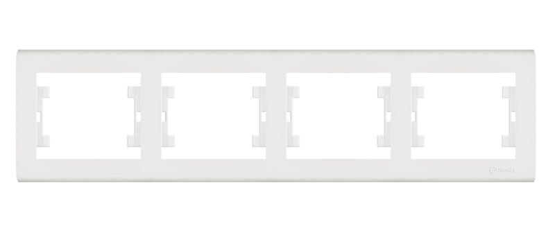 Рамка 4-м Manolya горизонт. бел. Makel 41001704