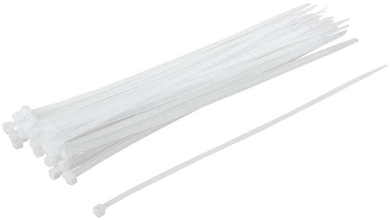 Хомут для проводов 250х3.6мм нейлон. бел. (уп.50шт) FIT 60422