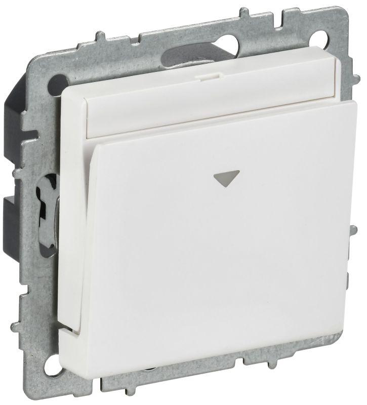 Выключатель карточный СП BRITE ВС10-1-8-БрАБ 30А механизм арктич. бел. IEK BR-V11-0-10-K91