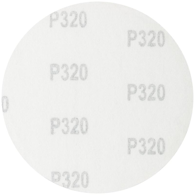 Круг шлифовальный сплошной (липучка) 125мм Р 320 алюм./оксидные (уп.5шт) КУРС 39780