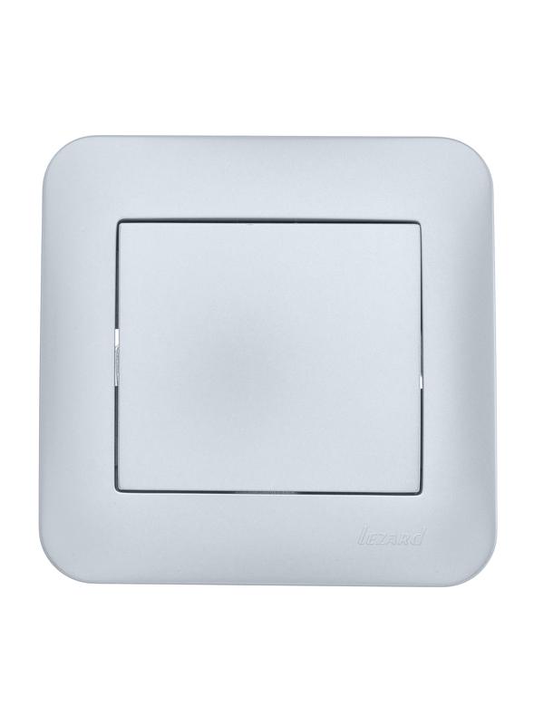 Выключатель 1-кл. 1п СП ASTI 10А IP20 в сборе жемчуж./бел. перламутр. LEZARD 7081-3030-100