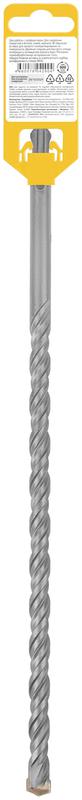 Бур по бетону SDS PLUS профи W-образная вставка двойная спираль 12х310мм FIT 32834