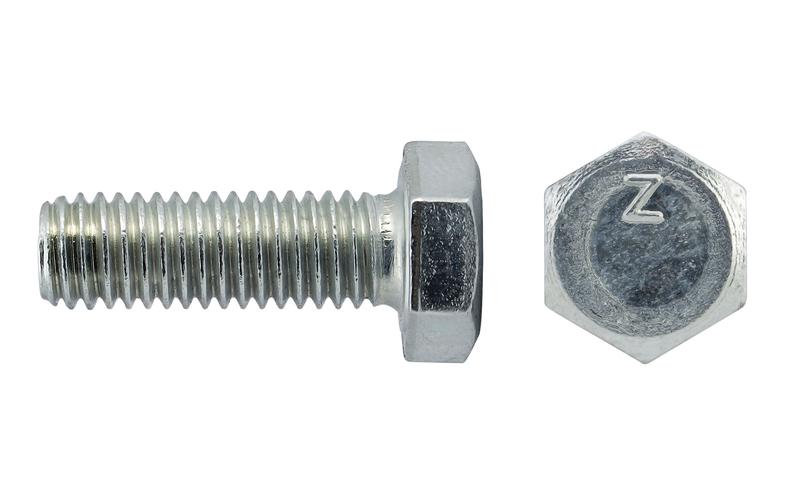 Болт с шестигранной головкой М6х20 DIN 933 класс прочн. 8.8 оцинк. (коробка) (уп.18шт) Tech-Krep/Zitar 102957