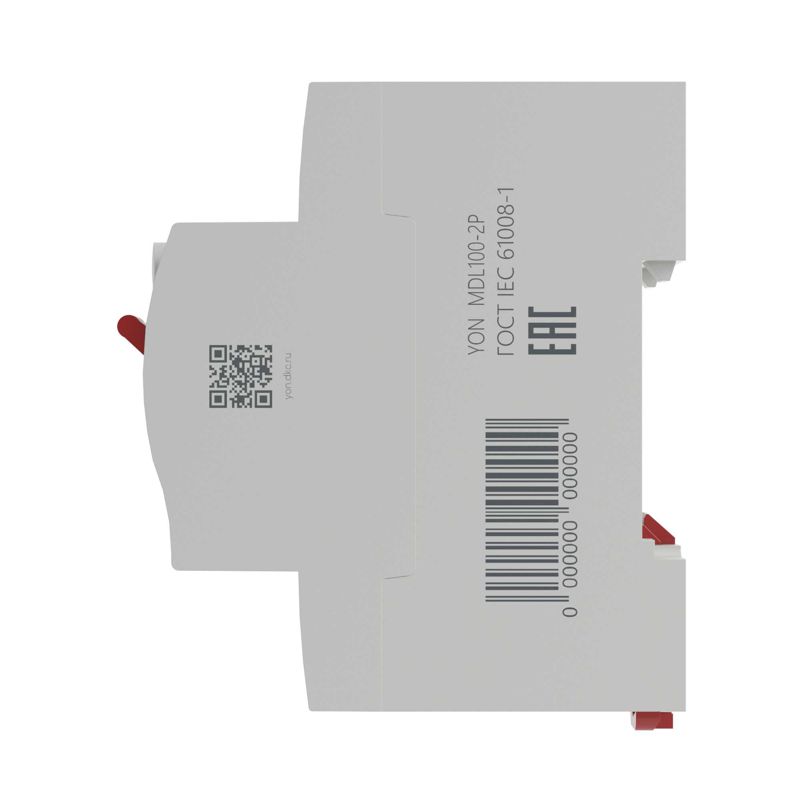 Устройство защитного отключения УЗО ВДТ YON MAX MDL100 2P 30мА 16А type A DKC MDL100-2P2-16-A