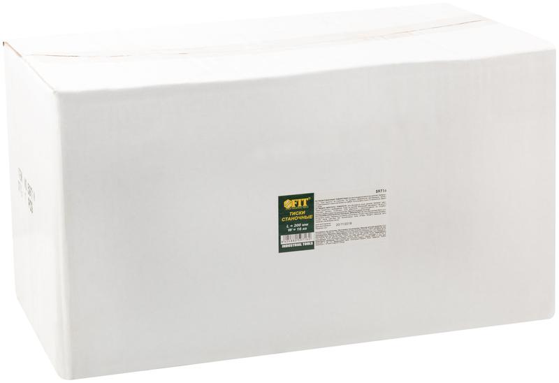 Тиски станочные поворотные 200мм (16кг) FIT 59716