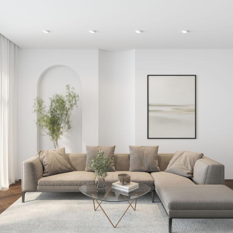 Светильник FLAT 15Вт GX53 IP20 LED встраив. алюм. бел. DENKIRS 772629