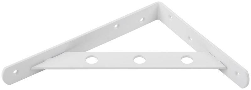 Уголок-кронштейн усиленный 200х150мм бел. КУРС 66103
