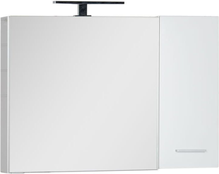 Зеркало-шкаф Aquanet Данте 60 белый (камерино 1 навесной шкафчик R)