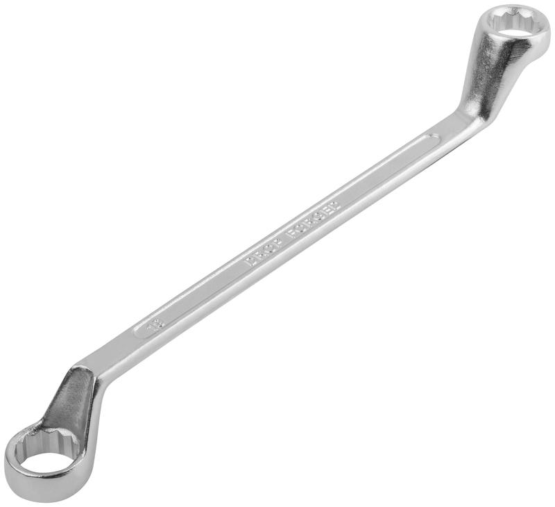 Ключ накидной "Хард" хромированное покрытие 17х19мм FIT 63617