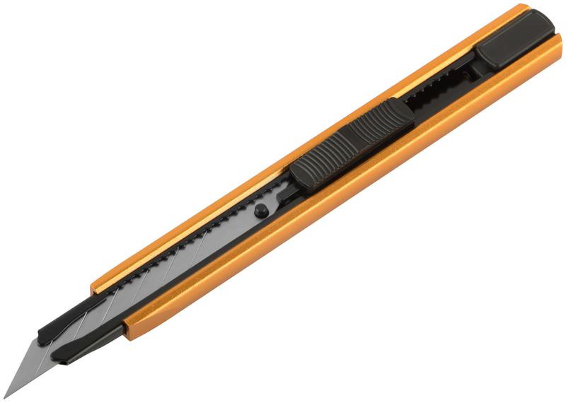 Нож технический 9мм усиленный металлический корпус FIT 10215