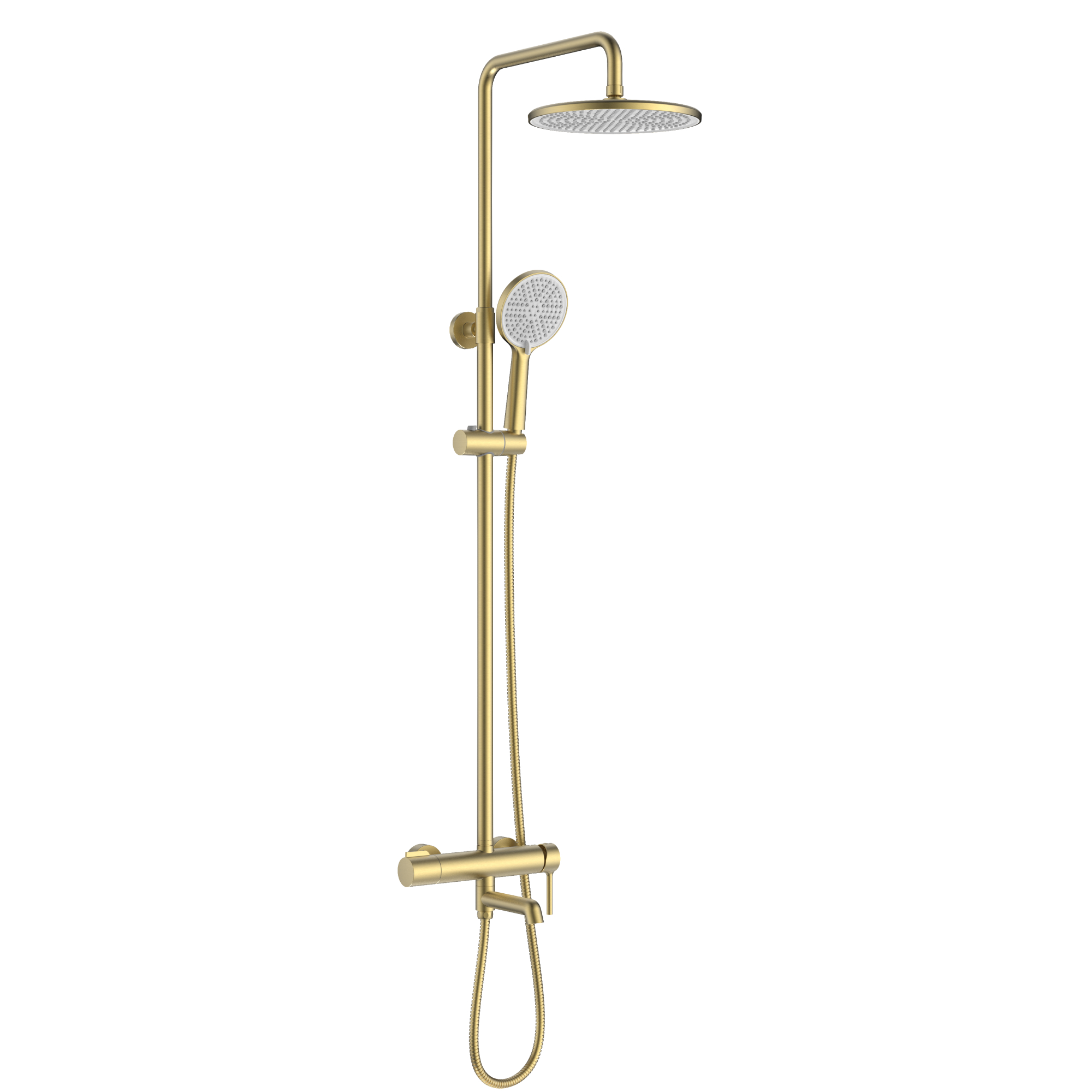Душевая система Raglo R20.24.03, сатин золотой