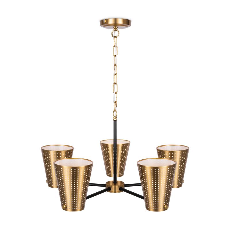 Светильник Terra 40Вт E14х5 IP20 подвесной Freya FR5260PL-05BS