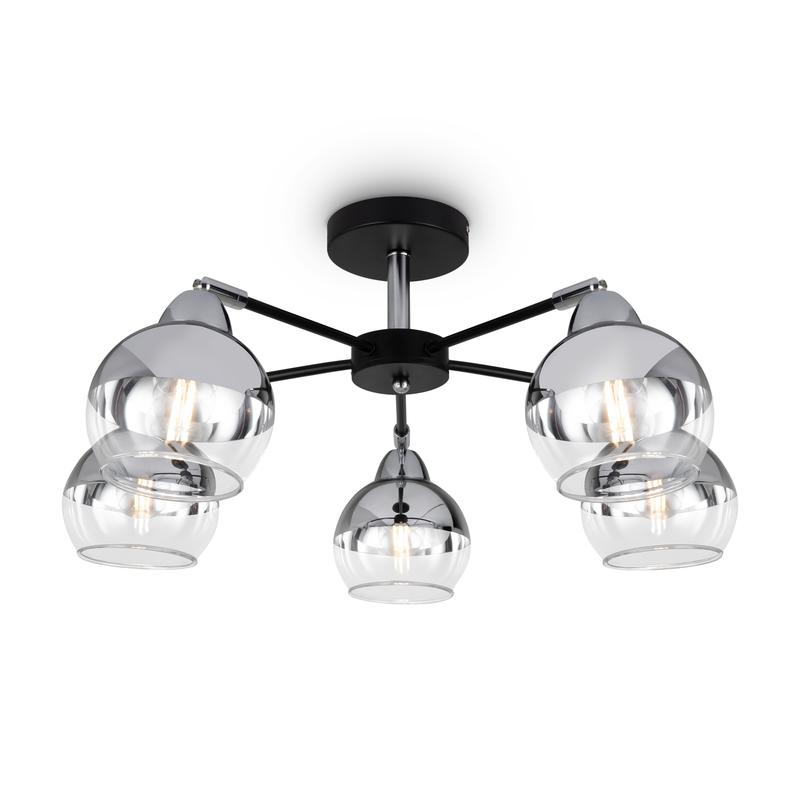 Светильник Jasper 60Вт E27х5 IP20 подвесной Freya FR5225PL-05B