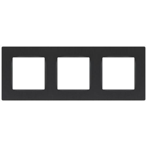 Рамка 3-м 12-5203-12 Классик графит ЭраБ0067729