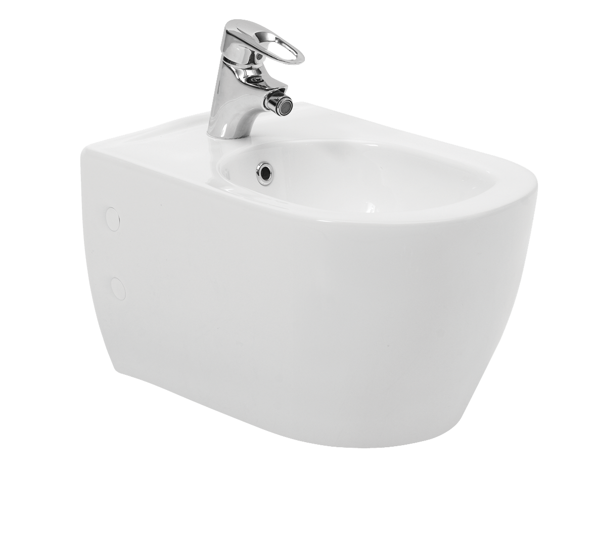 Bianca подвесной биде, глянец белый