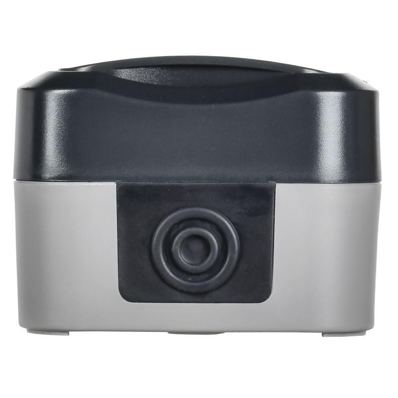 Розетка 1-м ОП TORS TS121 16А IP55 с заземл. защ. шторки с крышкой с иконкой самокат графит IEK TS-R110-16-55-K53