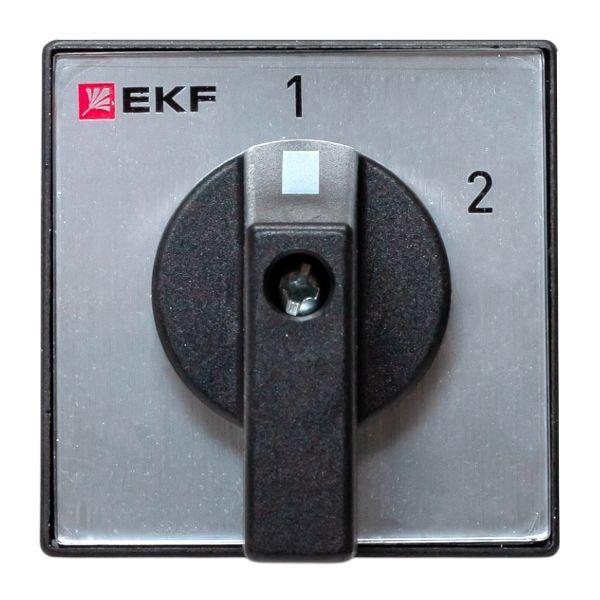 Переключатель кулачковый ПК-1-51 1п 10А "1-2" IP65 EKF pk-1-51-10-65