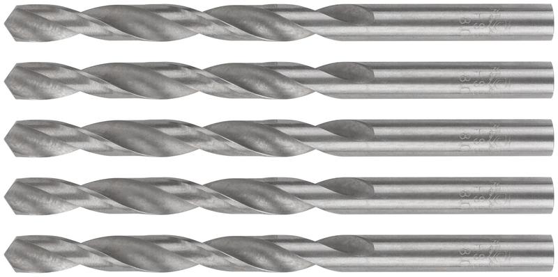 Сверло по металлу HSS угол заточки 118град. 8.0х117мм (уп.5шт) MOS 35571М