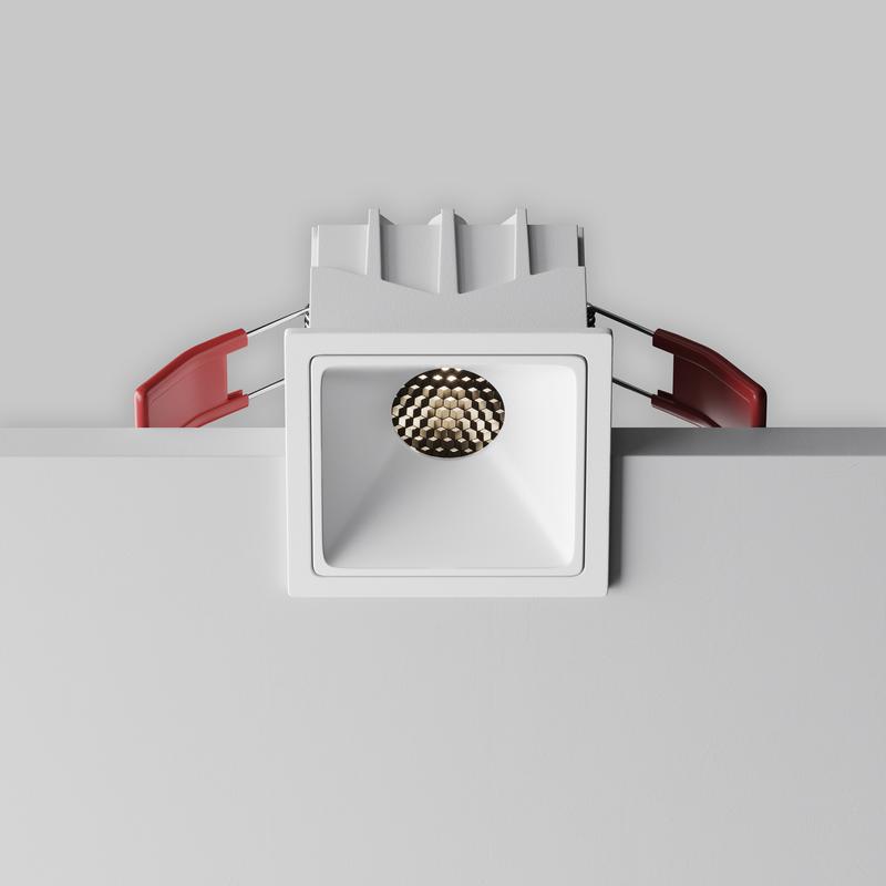 Светильник Alfa LED 10Вт 4000К 60град. встраив. Maytoni DL043-01-10W4K-SQ-W-1