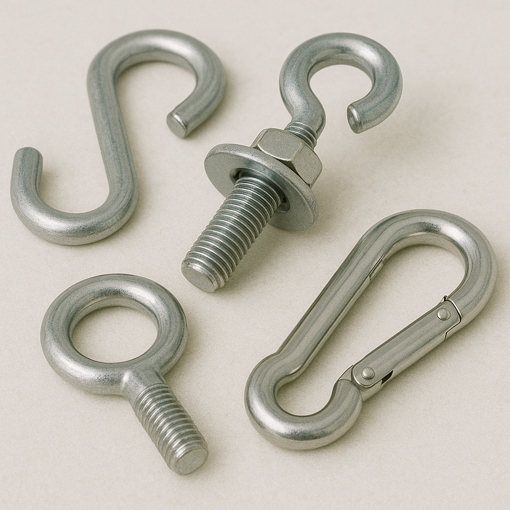  Подвесы, крюки, карабины