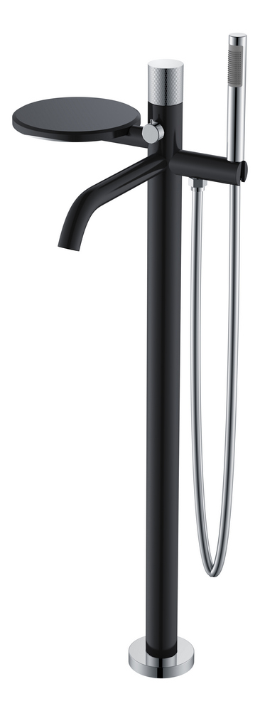Смеситель STICK напольный BLACK DIAMOND CHROME