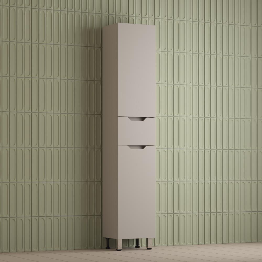 Пенал "Остин" 360 см напольный 1 ящик крем эмаль PLUS