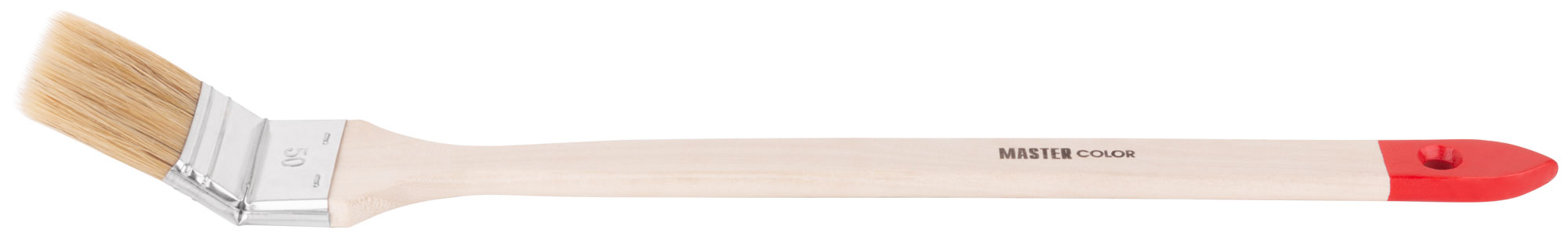 Кисть радиаторная, толщ. 12 мм, натур. щетина, нерж. обжим, дерев. ручка, ширина 50 мм