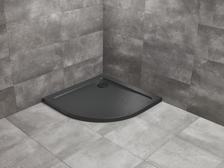 Душевой поддон Doros A 80x80 Stone Black