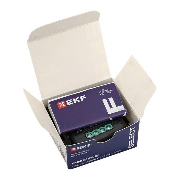 Реле умное в подрозетник 1-канальное Zigbee Connect Select без нейтрали EKF ssh-1g-zb-nn