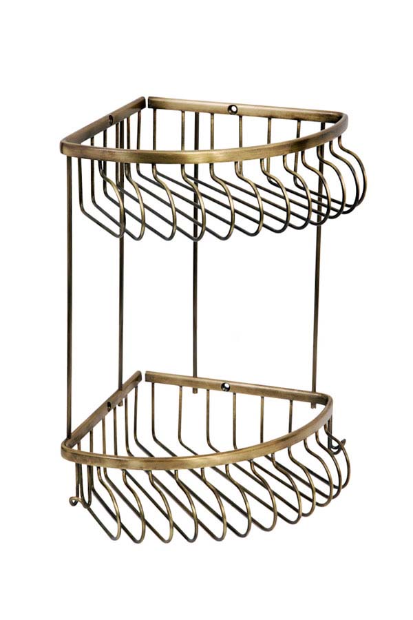 Угловая полка(металл), двойная MEDICI