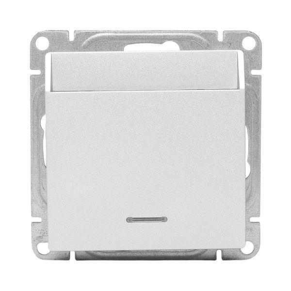 Выключатель карточный Эпика с подсветкой механизм алюм. EKF UP1-SWA-card