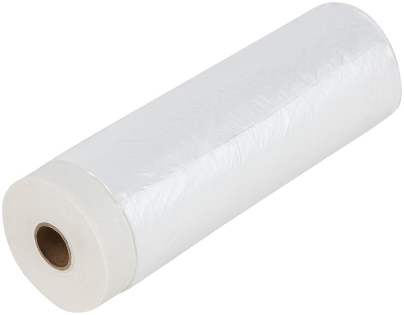 Пленка укрывная с клейкой лентой 8мкм 3000ммх15м FIT 11872