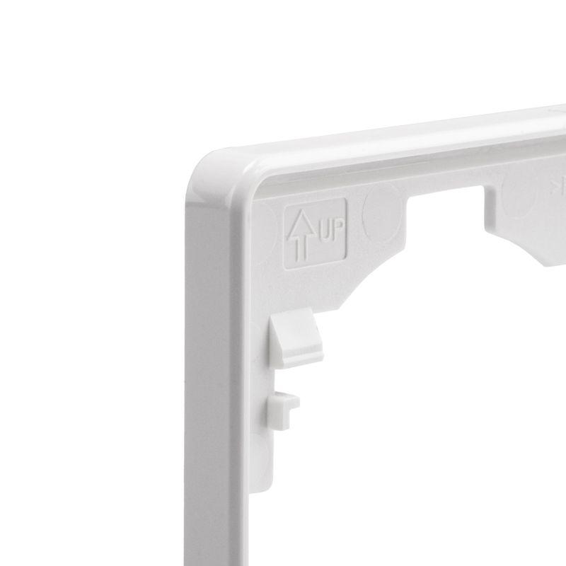 Рамка 4-м ROUND MIELE перламутр Kranz KR-78-0754-1