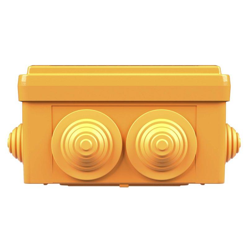 Коробка ответвительная FS 100х100х50мм IP55 4п 450В 6А 4кв.мм с кабельными вводами и клеммниками пластик. DKC FSB11404