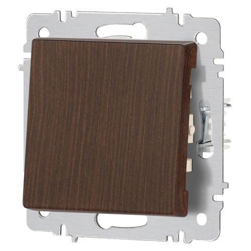 Кнопка Accent 6-109-10 10А-250В IP20 СУ венге Intro Б0063623