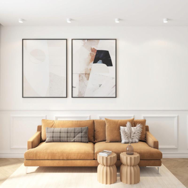 Светильник LUND 15Вт GX53 IP20 LED накладной алюм. бел. DENKIRS 772635