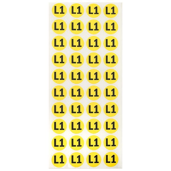 Наклейка "L1" d20мм PROxima EKF an-2-15