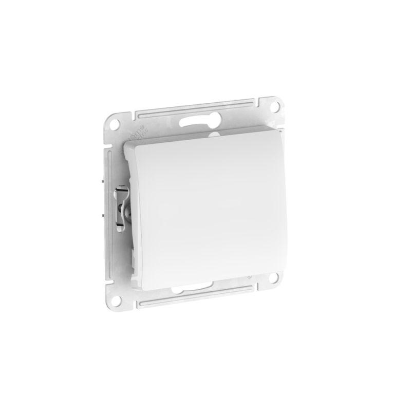 Кнопка нажимная Glossa (сх. 1) 10AX быстрозажим. клем. механизм бел. SE GSL000115S