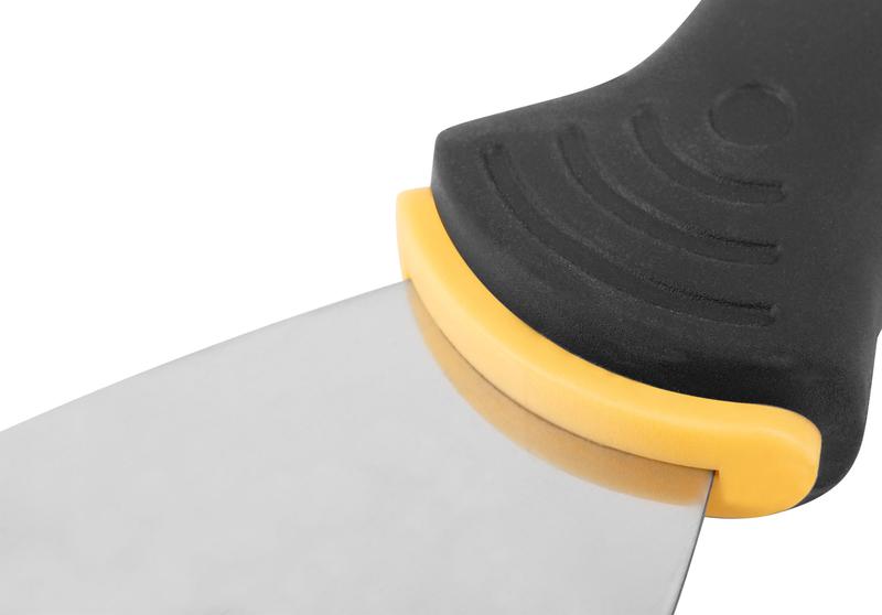 Шпатель нерж. сталь прорезиненная ручка 3дюйм (75мм) FIT 06695